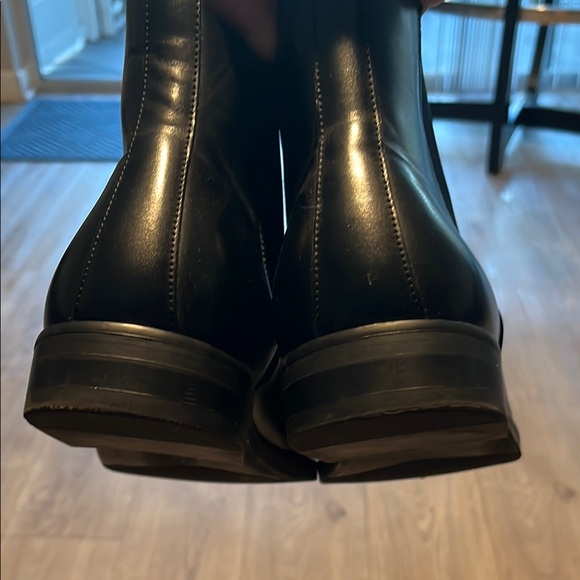 Alfani Men's Black Leather Boots Size 9 Retail $220.00 - Picture 5 of 6